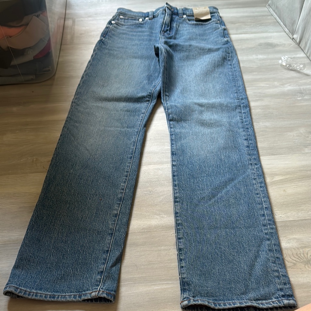 Nwt Madewell 90’s Straight Jeans Size 26t